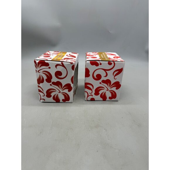 Hand-Painted globe ornament designed in Hawaiian Christmas Set Of 2 Santa READ - Picture 2 of 4